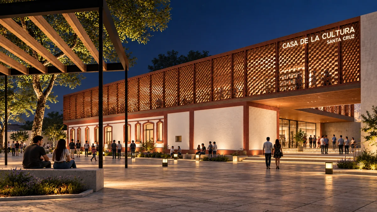 Casa de la Cultura Santa Cruz — Fachada