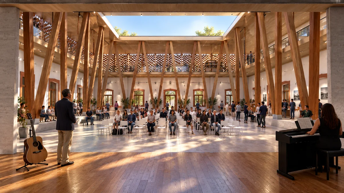Casa de la Cultura Santa Cruz — Patio interior