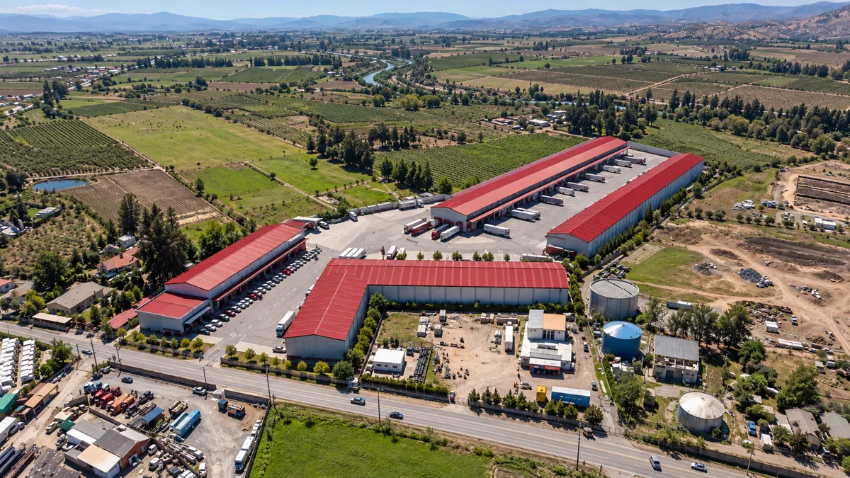Centro logístico industrial San Eugenio — Vista isométrica
